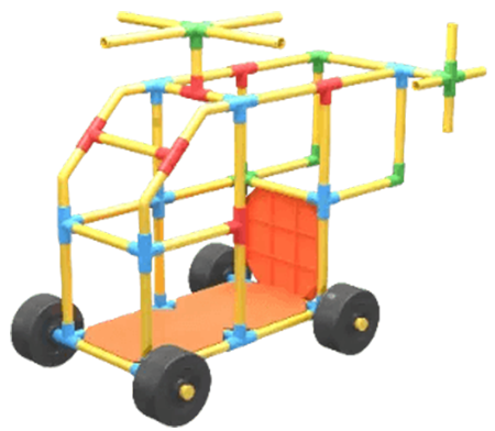 Example Tubelox build: helicopter