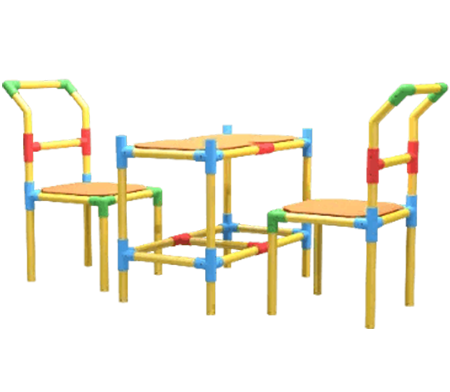 Example Tubelox build: table and chairs