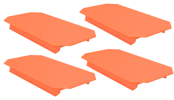 Orange Half-Panel, 4-Pack