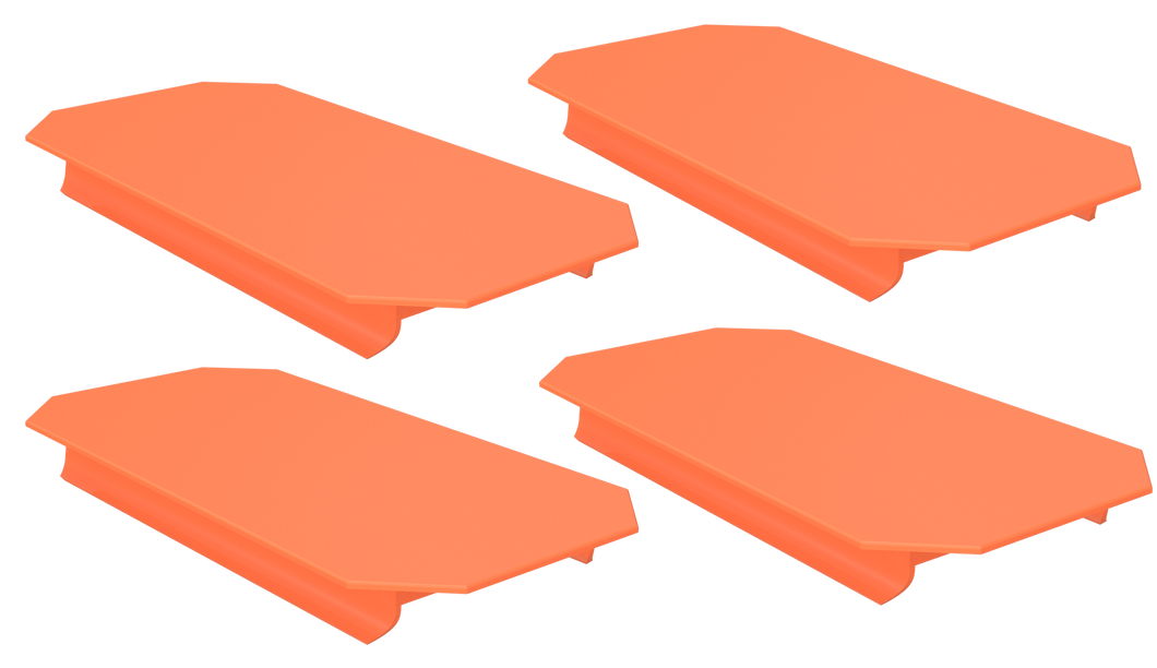 Orange Half-Panel 4-pack